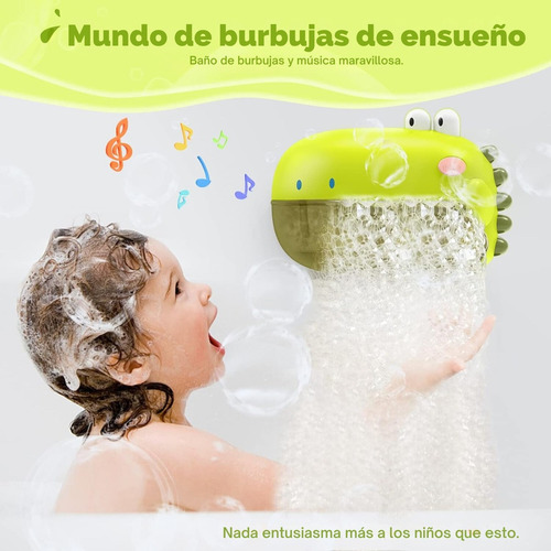 Burbujero Bañera Niños Dinosaurio Burbujas