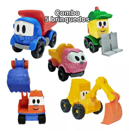 Brinquedo Léo o Caminhão Curioso Decoração impressão 3D