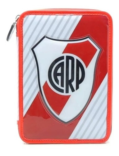 Cartuchera Canopla Pvc River Plate Escudo 1 Piso Accesorios