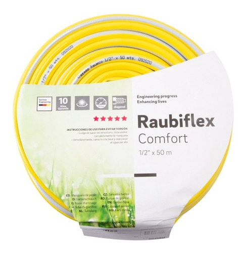 Manguera De Riego 1/2  X 50 Metros Raubiflex Rehau