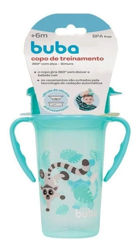 Copo De Transição Antivazamento 360 Com Alça 300ml Lemure