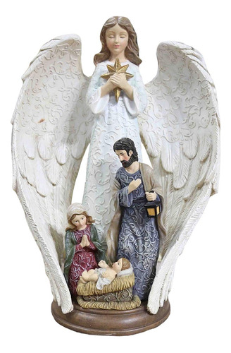 Estatua De La Sagrada Familia, Figuras De Belén Para Chimene