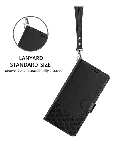 Funda Tipo Cartera Clásica Para Cubot A/ P/ Note/max Series Con Bloqueo Rfid, Correa De Muñeca, Ranuras Para Tarjetas, Cierre Magnético