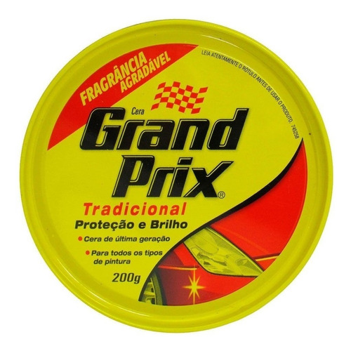 Cera Grand Prix Tradicional Proteção E Brilho 200g