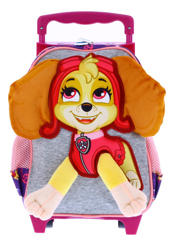 Mochila Disney Skye 3d Con Carro   131.08800