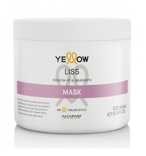 Máscara Anti Frizz Lisos Yellow Liss 500ml