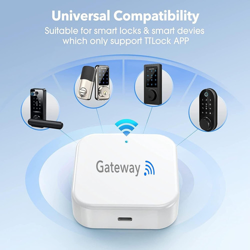G2 Gate Way Smart Door Lock Wifi Gateway, Emparejado Con Cer