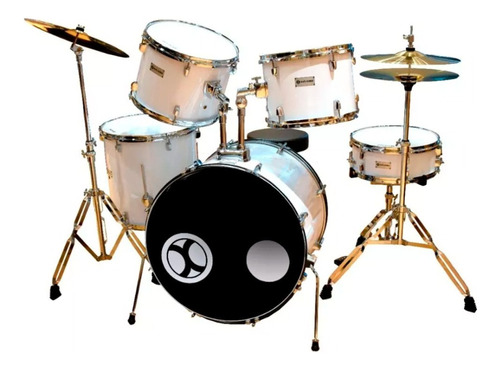 Bateria Profesional Extreme Exbt080 Blanca 5 Piezas