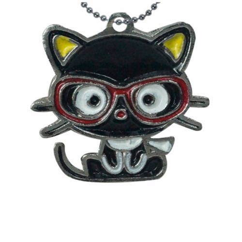 Chococat Dije Collar Lentes Incluye Cadena