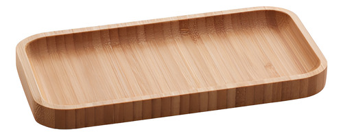 Bandeja De Bambu Hire Retangular Pequena 20x10x1,5cm Lyor