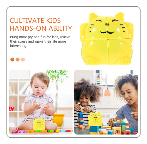 Juguete Educativo Con Forma De Cubo, Divertido Rompecabezas