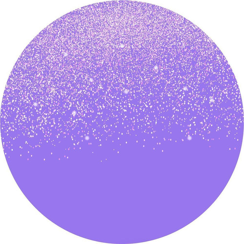 Painel Redondo Sublimado 3d Glitter Em Tecido 1,50m Glt01