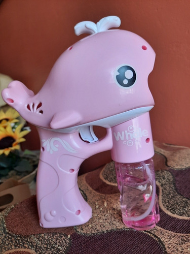 Pistola De Burbujas Modelo Ballena - Juguete De Burbujas