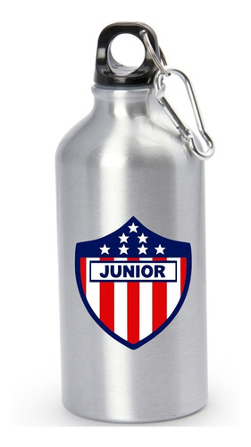 Termo Junior Barranquilla Fútbol Botilito Botella Aluminio 