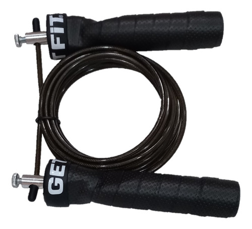 Soga Saltar C/ Grip Rulemanes Cable Acero Recubierto Get Fit