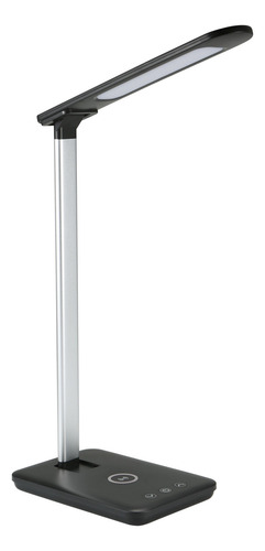Lámpara De Escritorio Led Usb Con Carga Inalámbrica, Control