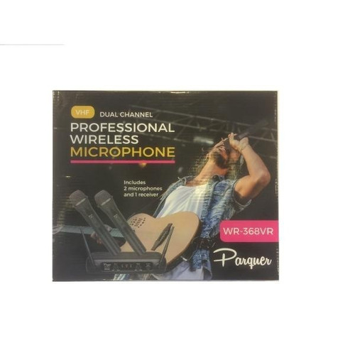 Micrófonos Parquer WR-368VR dinámico cardioide negros