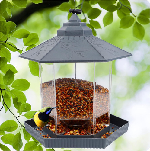 Comedero Para Pajaros Salvajes Twinkle Star, Colgante Ext...