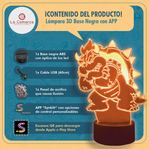 Carabineros De Chile Emblema Lámpara Base Negra App Synkitt