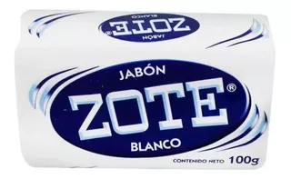 Jabón Zote Blanco 100 Grs Caja Con 60pzs