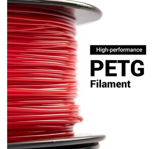 Filamento Petg Snapmaker 1.75 Rojo 1kg - Precisión +/-