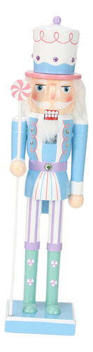 Adornos De Cascanueces, Colecciones De Figuras De Azul 25cm