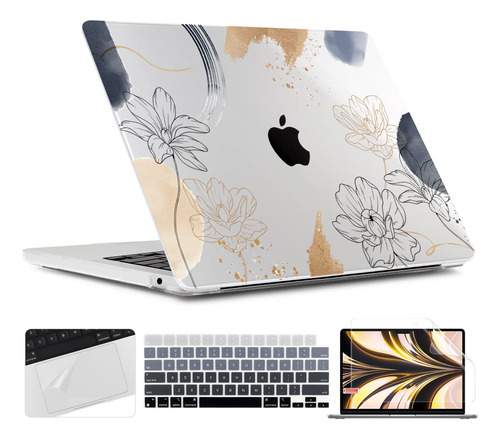 Twolskoo Funda Para Macbook Air M2 De 13 Pulgadas 2022 A2681