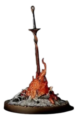 Figura Colección Dark Souls Espada Fuego Bonfire 23cm