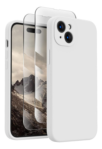 Funda De Celular Firenova, Para iPhone 15, Color Blanco