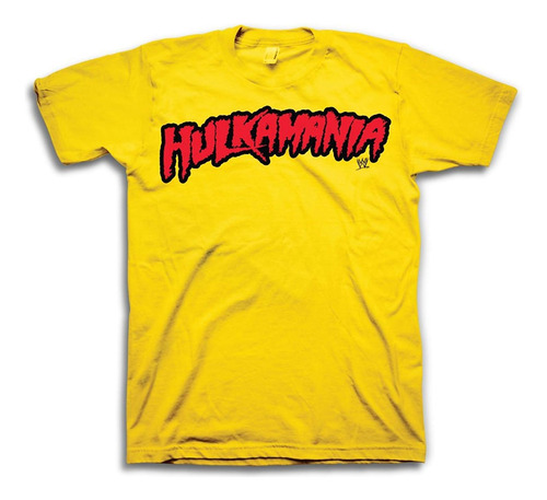 Playera Amarilla De Hulk Hogan Del Agente De Vestuario Para