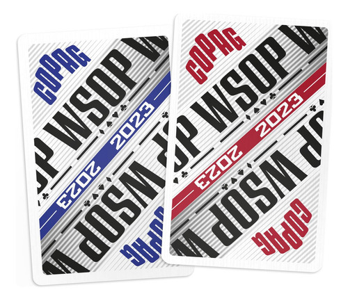 Juego De Cartas De Plástico Wsop 100% Moderno Doble Cubierta