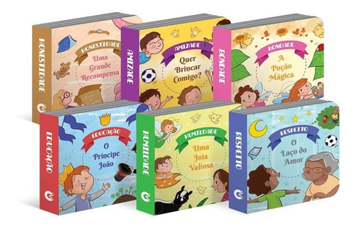 Imagem 2 de 3 de 6 Mini Livros Livrinho Educativo Histórias Infantil Valores