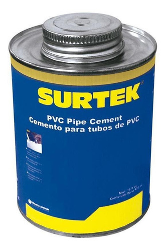 Cemento Para Tubo Pvc 118ml Surtek 121130