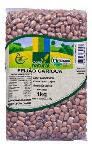 Feijão Carioca Orgânico Coopernatural 1kg