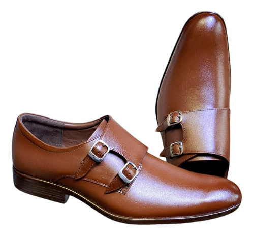 Zapato De Vestir Monk Strap Hombre