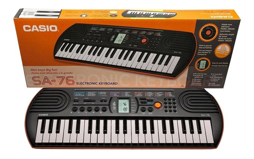 Imagen 5 de 9 de Teclado Casio Sa76 Teclas Medianas Cuotas!