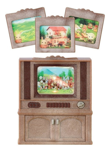 Televisión C/luz Y Diapositivas - Sylvanian Families - 