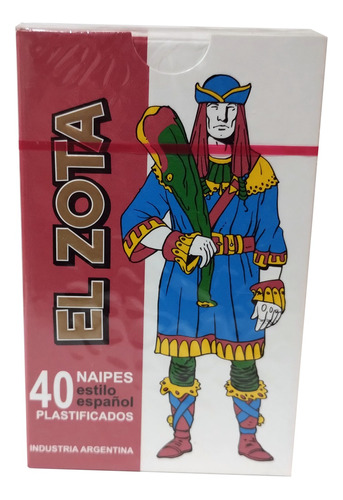 Cartas Truco El Zota 40 Naipes Premium Plastificadas