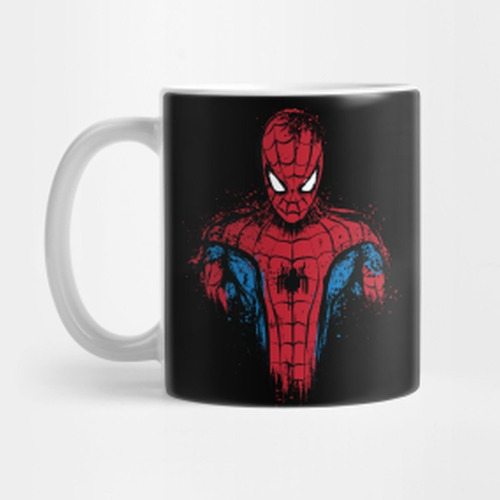 Taza Spiderman Hombre Araña Super Heroes Freekomic 23