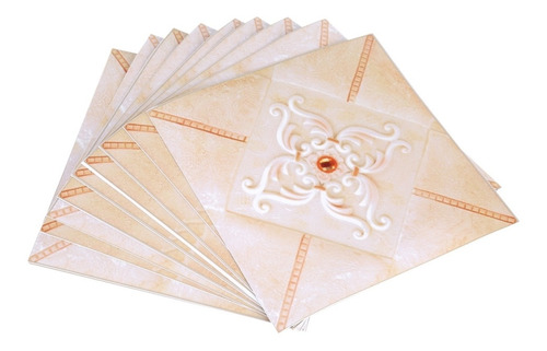 10 Pegatinas Autoadhesivas De Pvc Para Suelo De Baldosas, Ad