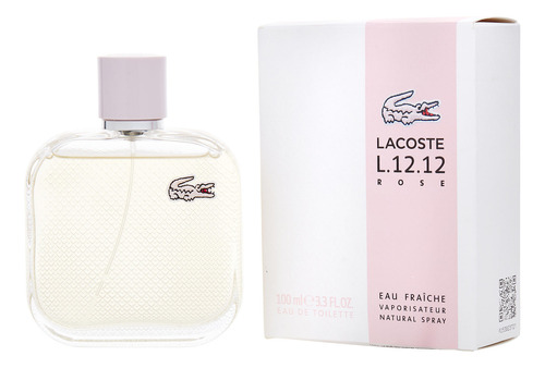 Perfume Lacoste L.12.12 Rose Eau Fraiche Edt 100 Ml Para Muj