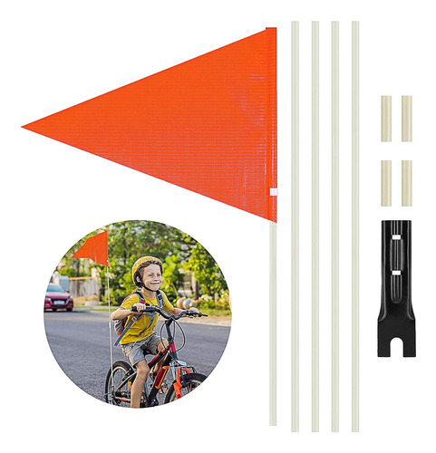 Nother Bandera De Seguridad Para Bicicleta De 6 Pies Con Pos