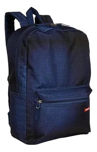 Mochila Costas G Sestini Juvenil 19m Jeans Lisa 2019 Cor Azul Desenho Do Tecido Liso