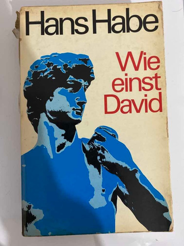 Livro Antigo Hans Habe Wie Einst David 1971 Em Alemão 312pg