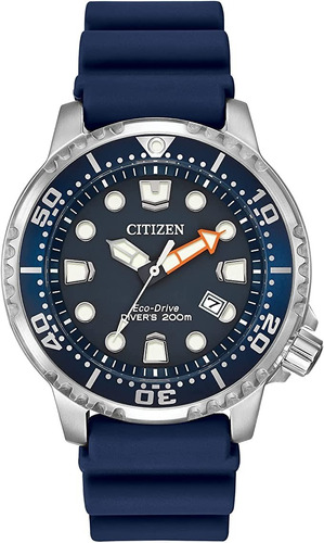 Reloj Citizen Promaster Diver Para Hombre Correa Azul 