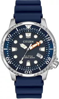 Reloj Citizen Promaster Diver Para Hombre Correa Azul