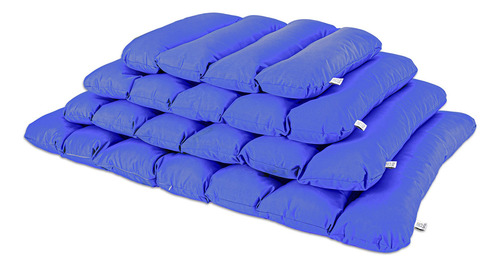 Cama Perro Pet2go® Portátil Viaje - Enrollable 90x65cm Color Azul