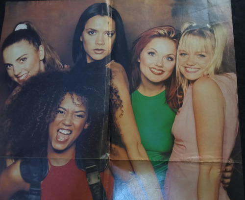 O Poster Spice Girls Backstreet Boys 90s Doble Ricewithduck