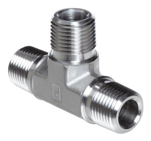 Parker 4  4-4 mt-ss Acero Inoxidable 316 pipe Fitting, Tee,