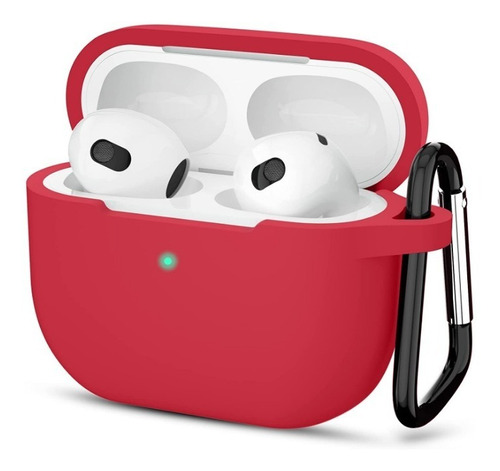 Estuche Protector En Silicona Compatible Con AirPods 3 Case,